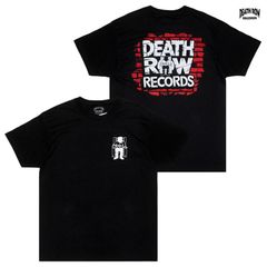 DEATH ROW RECORDS BRICKWALL Tシャツ【BLACK】 (L・XL・2XL)(デスロウレコード アパレル 服 通販 スヌープドッグ SNOOP DOGG ロゴ 半袖 ショートスリーブ)