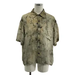 【美品】  Peng Tai / ペンタイ | タイダイ ヘリンボーン オーバーシャツ | オーバー シャツ | グレー系 | メンズ