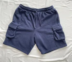 GAP CARGO SWEAT-PANTS  カーゴスウェットパンツ ネイビー Ｌ ※メルカリ便（匿名）発送