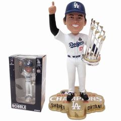 【新品 未使用】大谷翔平選手 ドジャース 2024 ワールド シリーズ チャンピオン ボブルヘッド ホワイト 世界限定2024個 シリアルナンバー入り日本未発売