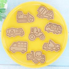 働く車　クッキー型抜き　８点セット