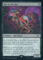 【中古】マジックザギャザリング 372[C]：【UNF】【ギャラクシーFOIL】Rat in the Hat/帽子の中の鼠