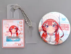 【中古】バッジ・ビンズ 中野五月 「五等分の花嫁∽ 缶バッジイーゼルキーホルダー」 ローソン・＠Loppi・HMV＆BOOKS online限定