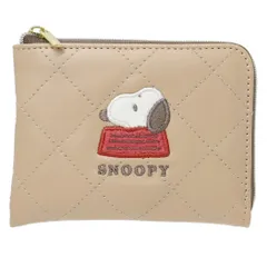 【メール便】スヌーピー カードポーチ L字カードケース USUAL SNOOPY ピーナッツ カミオジャパン ミニ財布 キャラクター グッズ 