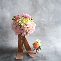 ラウンドブーケ　クラッチブーケ　ブライダル　ウェディング　結婚式　フォトウェディング　前撮り