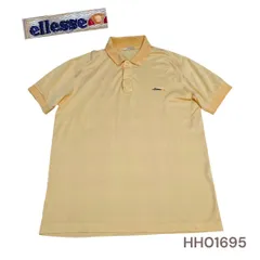ユーロ　イタリア製ellesse半袖ポロシャツイエロー　HH01695のサムネイル