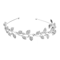 【在庫処分】ヘアアレンジ 結婚式 レディース ヘッドドレス ヘアバンド ヘアフープ 髪飾り（スタイル１） ラインストーン カチューシャ Lurrose