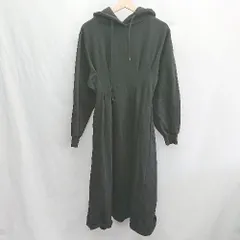 ◇ ⊇ GRL グレイル 長袖 膝下丈 ワンピース サイズF ブラック系 レディース E  【1501160031105】