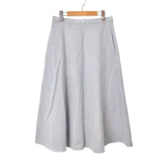 モンクレール MONCLER 23SS Plain Medium Midi Skirts デニム スカート ロング フレア 42 水色 ライトブルー I10932D00016のサムネイル