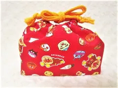 アンパンマン お弁当巾着 ランチ巾着 お弁当袋 ランチバッグ レッドフレンズ