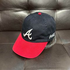 MLB アトランタブレーブス ツバ裏グリーン 90s キャップ コカコーラ刺繍