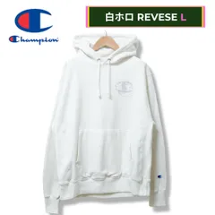チャンピオンリバースウィーブ パーカー L相当 ホワイト 00s Champion REVERSE WEAVE パーカー フーディー フーディ ストリート Y2K アメカジ オーバーサイズ Vintage ヴィンテージ 古着 D806