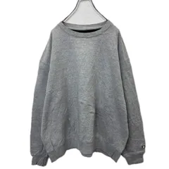 Champion 無地 スウェット トレーナー XL グレー チャンピオン 裏起毛 袖ロゴ 古着卸 アメリカ仕入 a709-5435