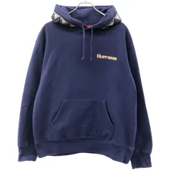【即完売】シュプリーム☆センター刺繍 マイクロロゴ入り パーカー　パープル. 即完売】シュプリーム☆センター刺繍 マイクロロゴ入り パーカー