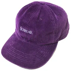 SUPREME シュプリーム 20SS アメリカ製 Corduroy 6-Panel Cap コーデュロイ6パネルキャップ ONE SIZE PURPLE MADE IN USA 帽子 s18664