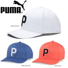 【在庫限り】PUMA 022537 P 110 Snapback CAP 日本正規品 プーマ Pマーク 110 スナップバック ゴルフキャップ