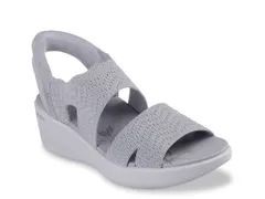 【送料無料】 スケッチャーズ レディース サンダル シューズ Hands Free Slip-InsR Pier-Lite Slip On Sandal Grey