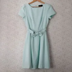 RUIRUE BOUTIQUE　ルイルエブティック　ワンピースドレス　リボンベルト付　サイズS