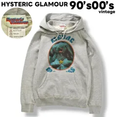 【入手困難】 90s00sヴィンテージ ヒステリックグラマー HYSTERIC GLAMOUR METAL MADNESS スウェット パーカー フーディー FREE ヘザーグレー メンズ レディース ユニセックス