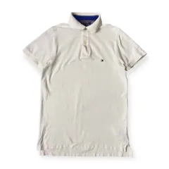 TOMMY HILFIGER トミー ヒルフィガー Slim Fit 半袖 ポロシャツ S/ホワイト メンズ