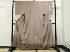 平和屋着物■十日町友禅　女流作家　遠田藤舟　訪問着　枝花文　暈し染め　正絹　逸品　CAAQ2842yc