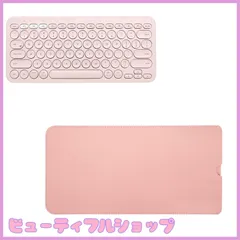 【特価】Logitech K380用PUレザーキーボードスリーブ、防水性と耐摩耗性のキーボードカバー、軽量ポータブルキーボードケース、旅行/外出/学生/オフィス用(ピンク)