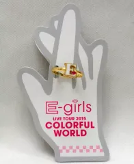 【中古】アクセサリー(非金属)(女性) E-girls リング 「E-girls LIVE TOUR 2015 “COLORFUL WORLD”」