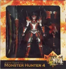レウスシリーズ装備ハンター フル可動アクションフィギュア 千値練 モンスターハンター4 フル可動アクションフィギュア レウス装備