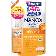 ナノックスワン(NANOXone) スタンダード 液体 洗濯洗剤 頑固な汚れまで徹底洗浄 高濃度コンプリートジェル 詰め替え メガジャンボ1790g