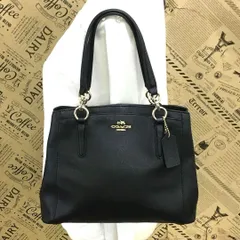 コーチ ハンドショルダーバッグ 革 黒 フォーマル ビジネス FW226