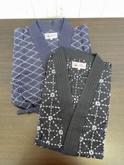 a578☆剣道防具☆剣道着2枚セット☆綿100％☆3号☆双兎☆紺六三四☆置き古し品