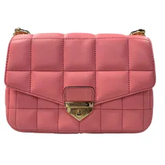 ♪2890 MICHAEL KORS マイケルコース  ピンク ショルダーバッグ SOHO 30H0G1SL1T 中古 美品