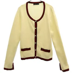 ZARA KNIT ザラニット 長袖 ニットカーディガン L ホワイト系 レディース 古着