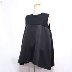 極美品】chi.wata チワタ ノースリーブ ロングブラウス ジレ ブラック
