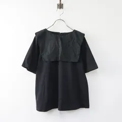 2020AW コンジェペイエ アデュートリステス conges payes ADIEU TRISTESSE セーラーカラーTシャツ /ブラック【2400013894128】のサムネイル