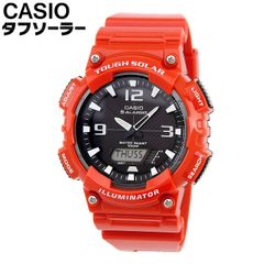 CASIO スタンダード チープカシオ 腕時計 AQ-S810WC-4A レッド【専用BOXなし】