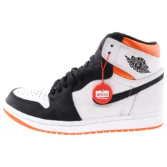 NIKE (ナイキ) AIR JORDAN 1 RETRO HIGH OG ELECTRO ORANGE エアジョーダン1 エレクトロオレンジ ハイカットスニーカー ホワイト/オレンジ US7.5/25.5cm 555088-180