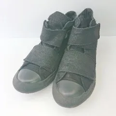◇ CONVERSE コンバース ブランドロゴ オールスター マジックテープ ハイカット スニーカー サイズ26.0 ブラック メンズ E  【1404240022416】
