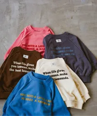 【MOONCHILD】 p.premier P411044 【リンク】イロチ買いしたいオーバーサイズロゴトレーナー