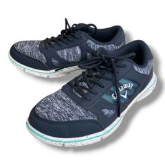 Callaway SOLAIRE キャロウェイ ソレイユ スパイクレスシューズ 247-0996802-120  紺・緑 ネイビー・グリーン navy・green 24cm レディース キャロウェイ スニーカー 靴 シューズ プラスエスW-No.252