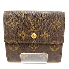 ✨最終値下げ✨＊LOUIS VUITTON＊ ルイヴィトン 二つ折財布モノグラム ポルトモネビエカルトクレディ  外側綺麗　☽＃