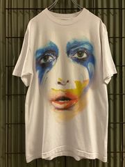 Old LADY GAGA Print T-Shirt レディガガ　プリントTシャツ　カットソー　バンドT アーティスト