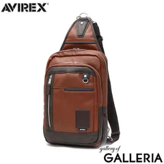 アヴィレックス ボディバッグ メンズ レディース 大きめ 大容量 AVIREX バッグ ブランド おしゃれ 軽量 STUART 2Way ボディバッグ AX5008 キャメルのサムネイル