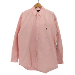 ラルフローレン RALPH LAUREN 90s BLAIRE ポニー刺繍 ボタンダウンシャツ メンズ import：M 