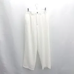 ◇ Θ MONO-MART モノマート ウエストベルト ワイドパンツ サイズS ホワイト メンズ E  【1502180056697】