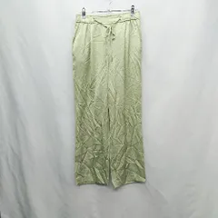 ◇ green label relaxing UNITED ARROWS ストレートパンツ サイズ38 ライトグリーン レディース E  【1406180061104】