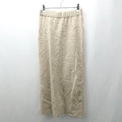 ◇ ⊇ COLONY2139 無地 ロング フレア スカート サイズM ベージュ系 レディース E  【1506230029709】