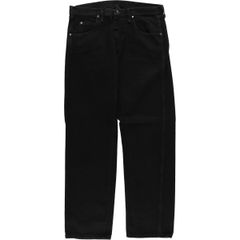 古着 ラングラー Wrangler ブラックデニム ストレートデニムパンツ メンズw36相当/eaa532037