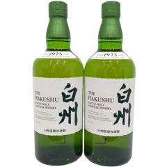 【送料込】 白州NV 700ml 12本　新品未開封@6,300 Amazon.co.jp: 白州NV シングルモルト 43% 700ml 箱なし