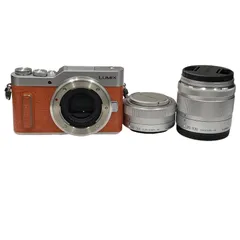 Panasonic LUMIX GF10 ダブルズームレンズキット 12-32mm + 35-100mm オレンジ DC-GF10WA-D 【中古】 12510K341